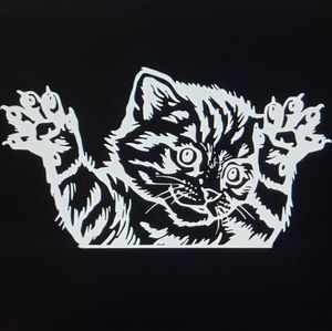 Kitty In The Window Decal